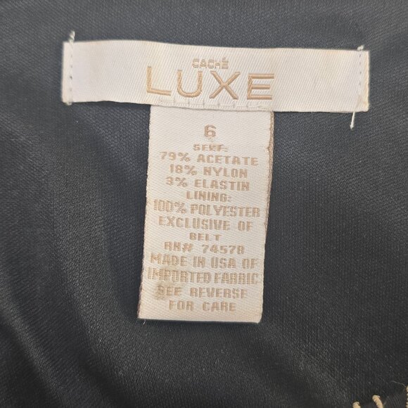 CACHE Luxe Sheath Dress - Size 6 - Picture 8 of 8